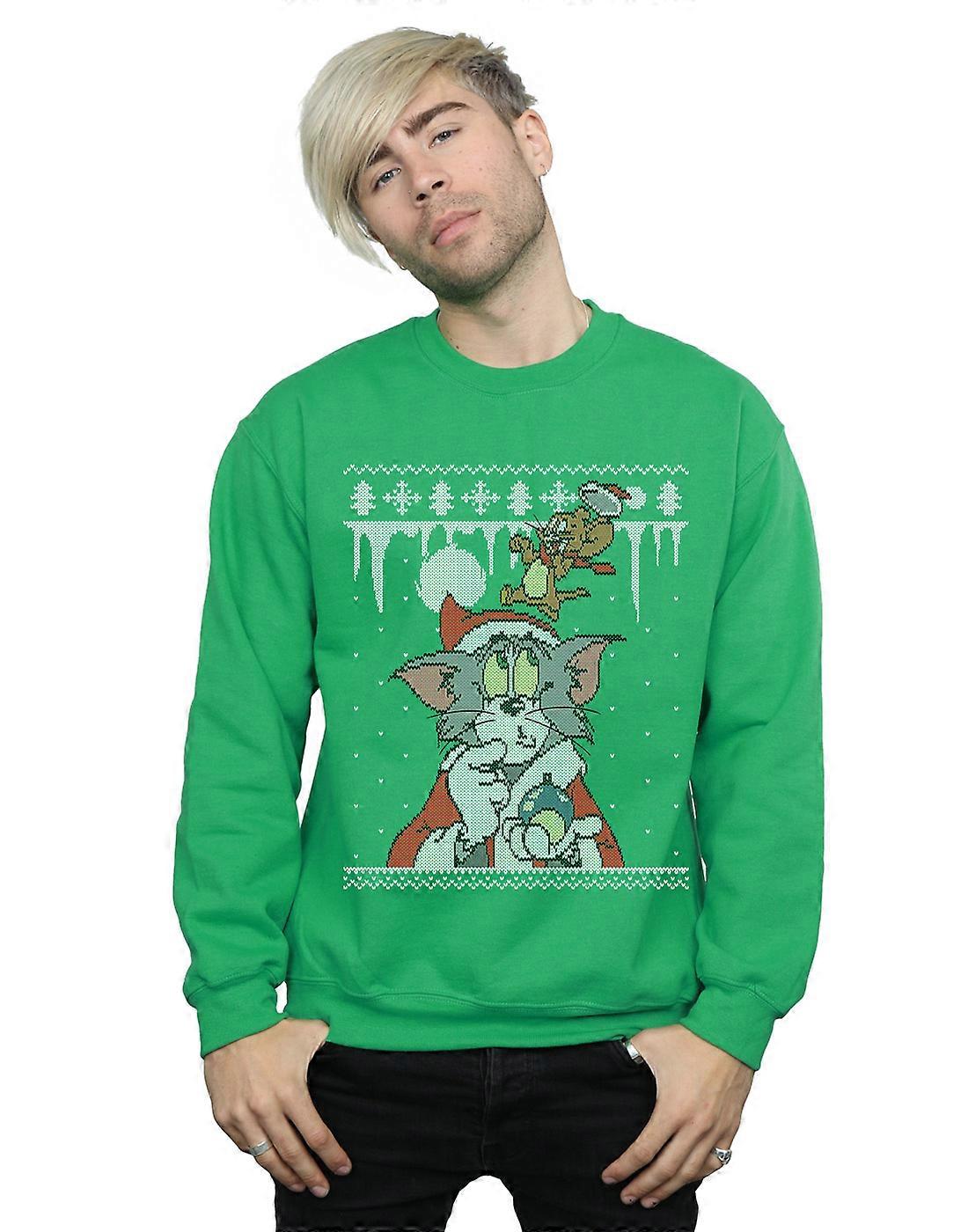 Tom e Natal Jerry masculino justo moletom Isle