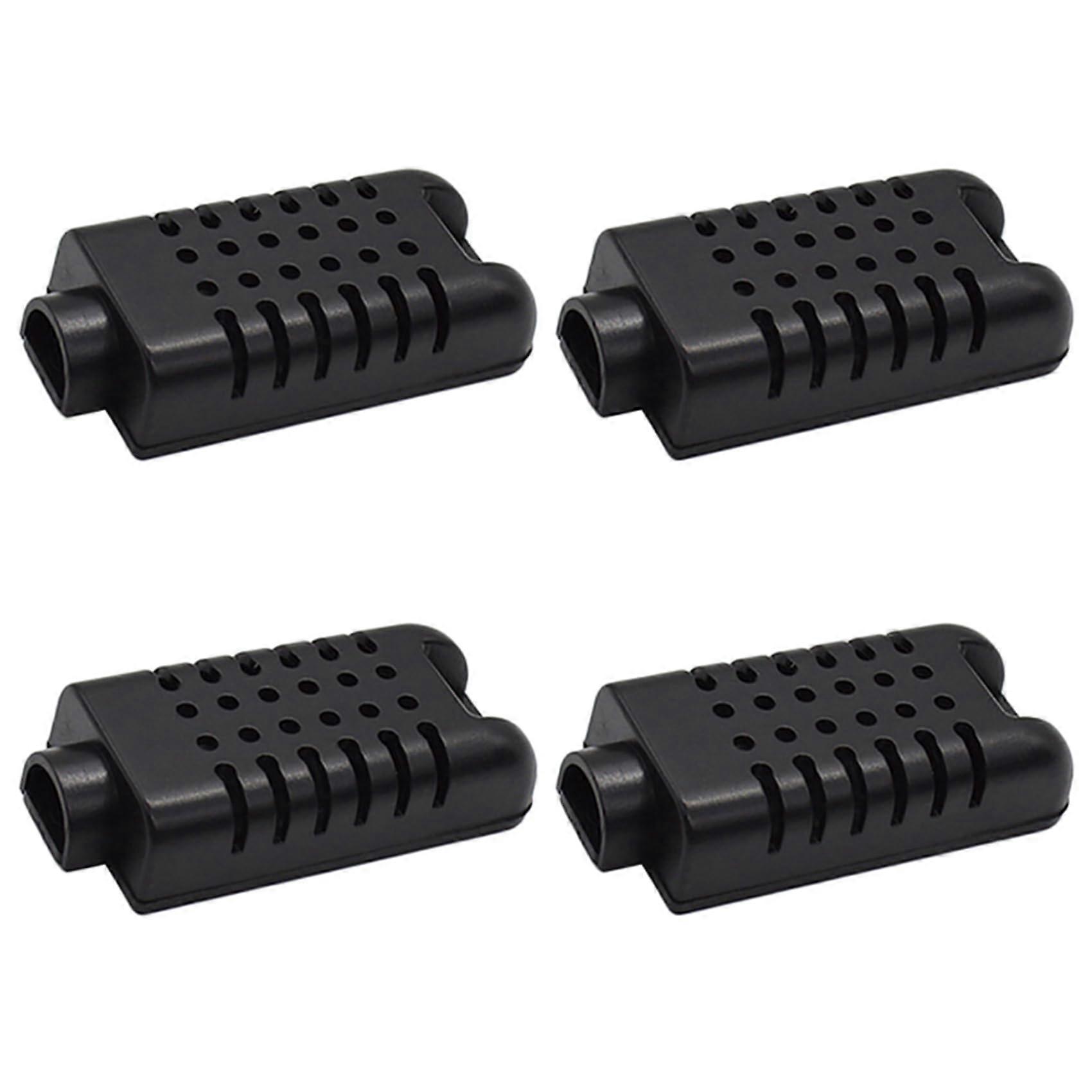Small Black Electronics Project Box 8 Pcs Plastic Enclosure Case for Humidity Sensor and Control