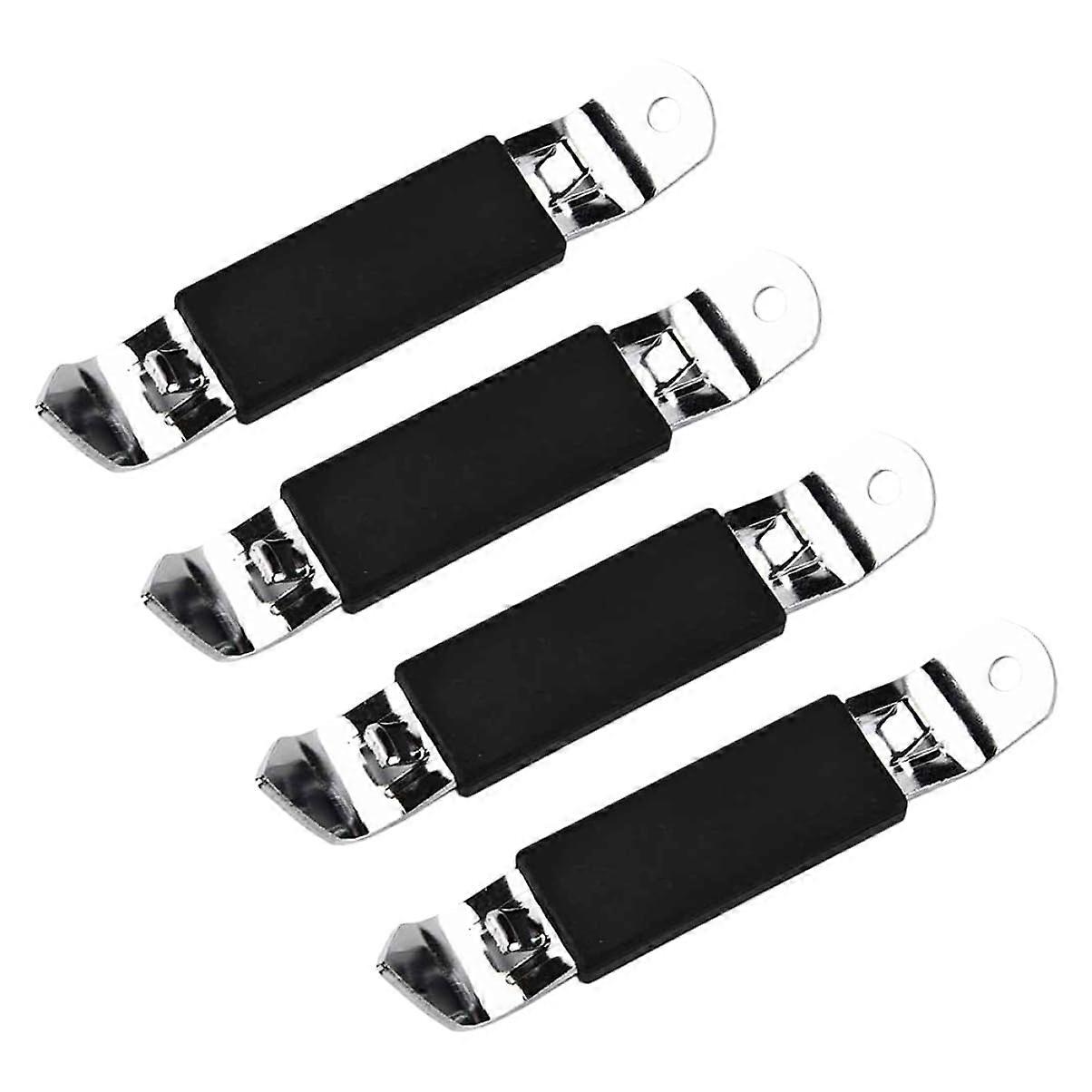 4Pcs Magnetic Bottle Opener with Cap Catcher for Home Bars and Kitchens MultiSize Compatibility