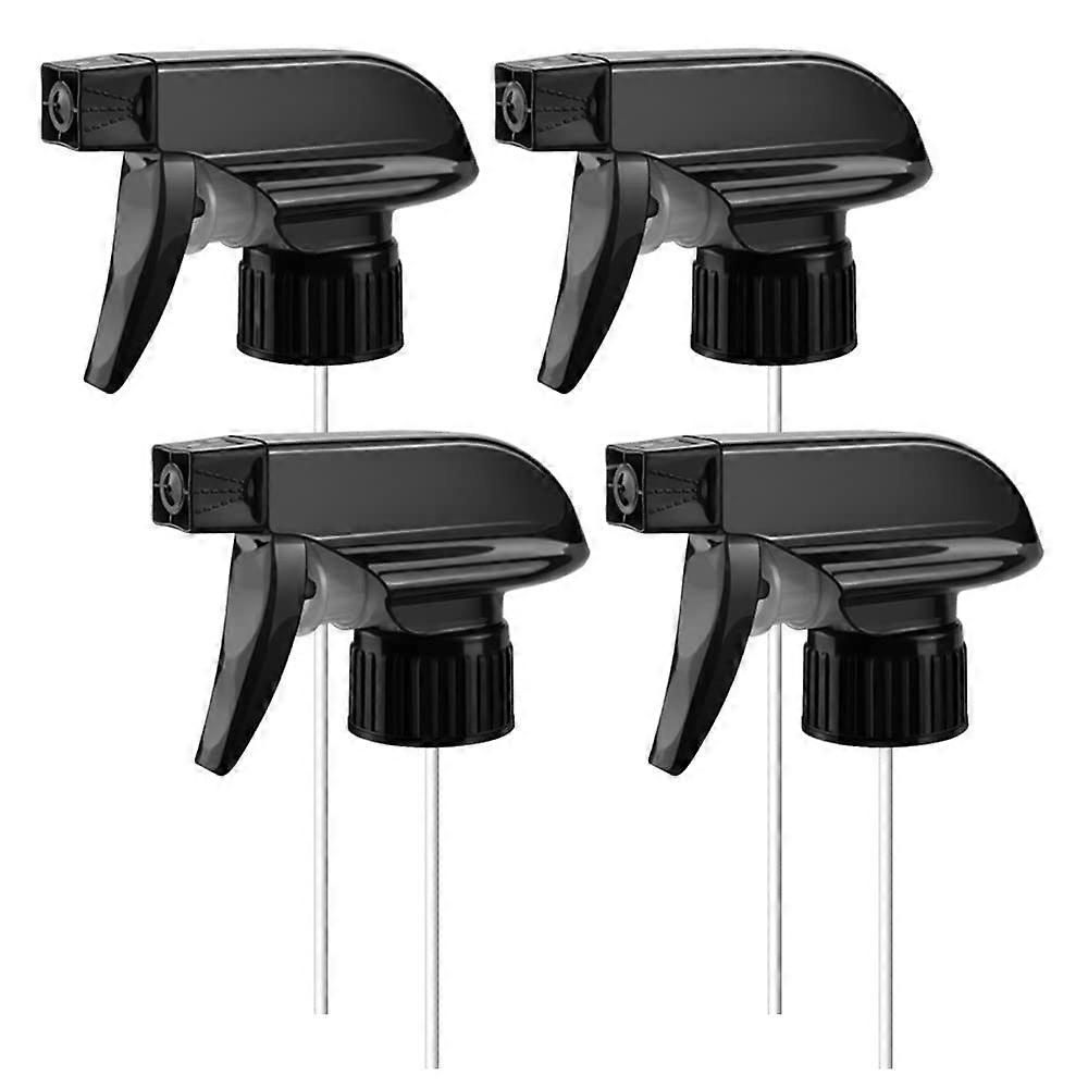 Spray Bottle Nozzle Replacement 4 Pack Leakproof Trigger Heads for Glass and Plastic Bottles