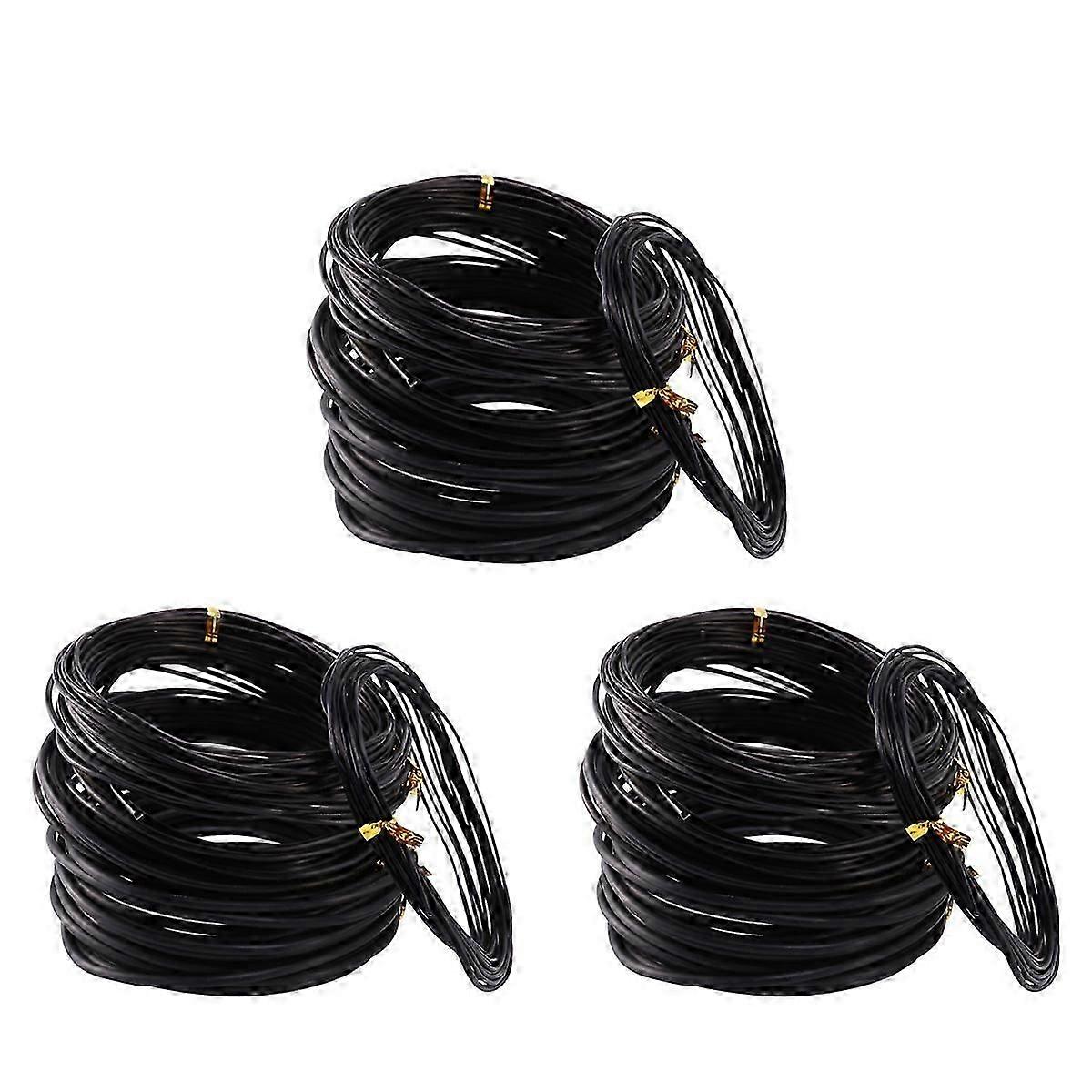 Anodized Aluminum Bonsai Training Wire(5 Sizes,Black)