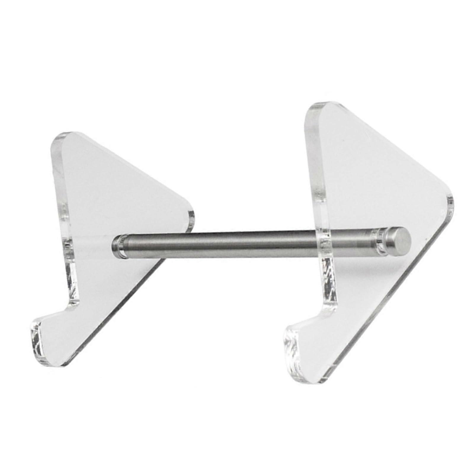 Ergonomic Acrylic Mechanical Keyboard Stand with Transparent Design for Single Layer Storage