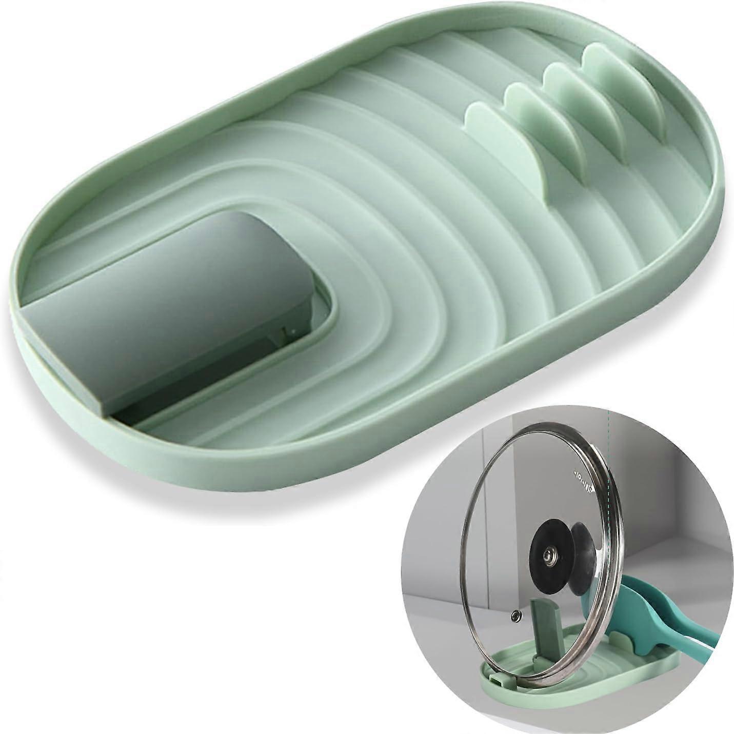 Pot lid rack, multi-functional folding kitchen utensil rack