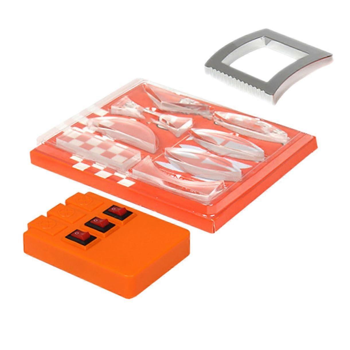 Physics Optical Experiment Kit with Convex Lenses and Prism for Classroom Light Refraction and Reflection