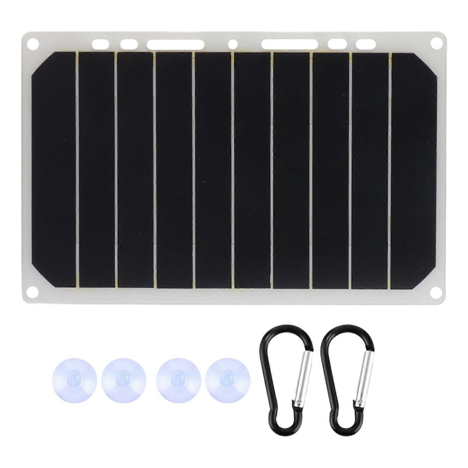 10W Portable Solar Panel USB Charger with  Conversion for Hiking Camping Cycling