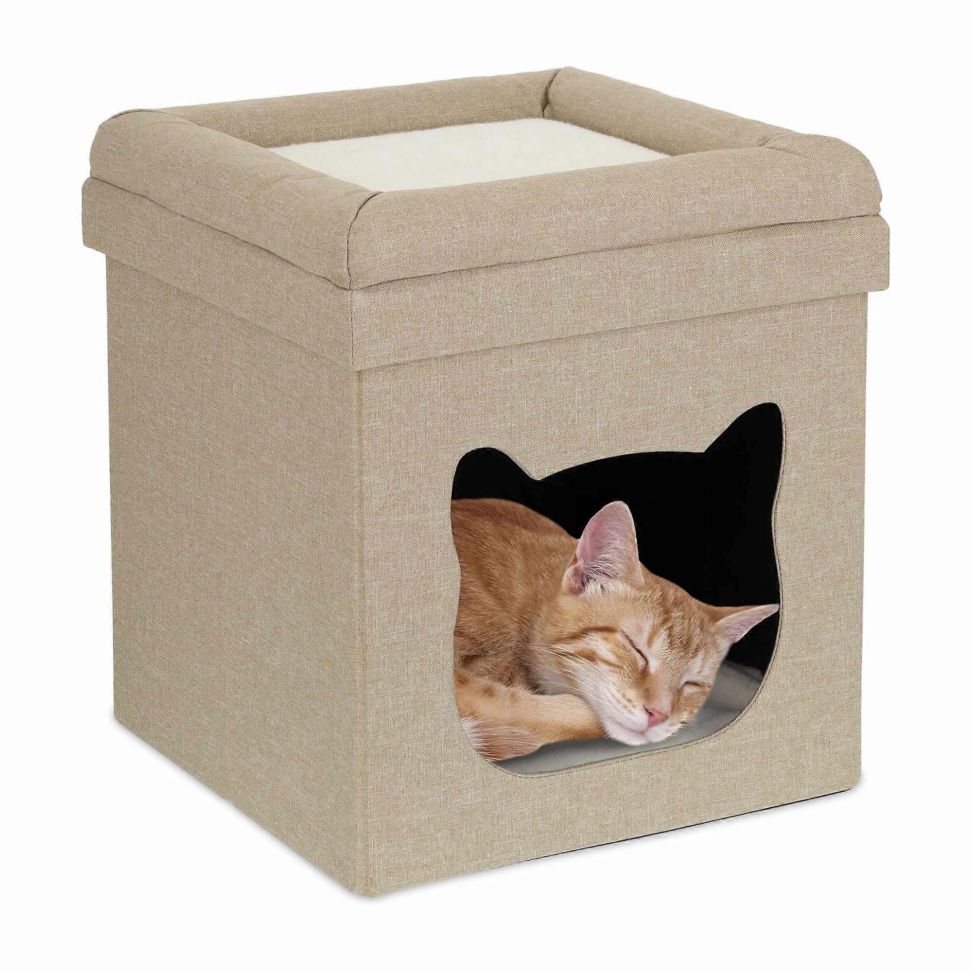 Collapsible cat cave