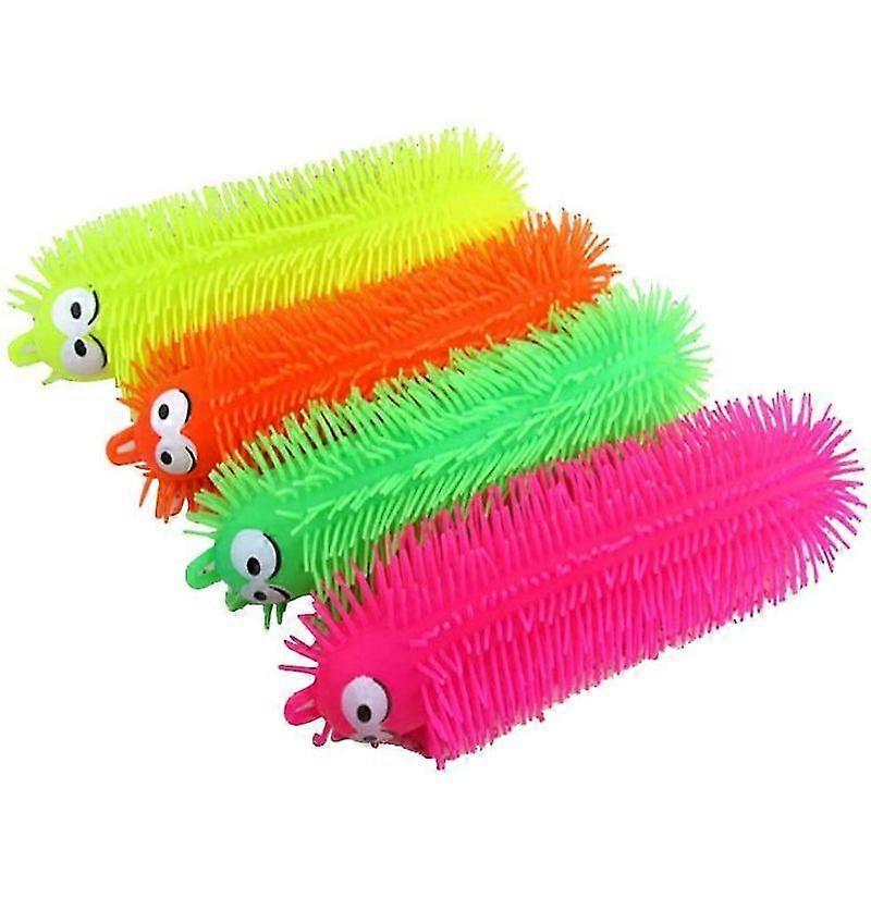 4 Pcs Caterpillars Shape Squishy Stress Balls