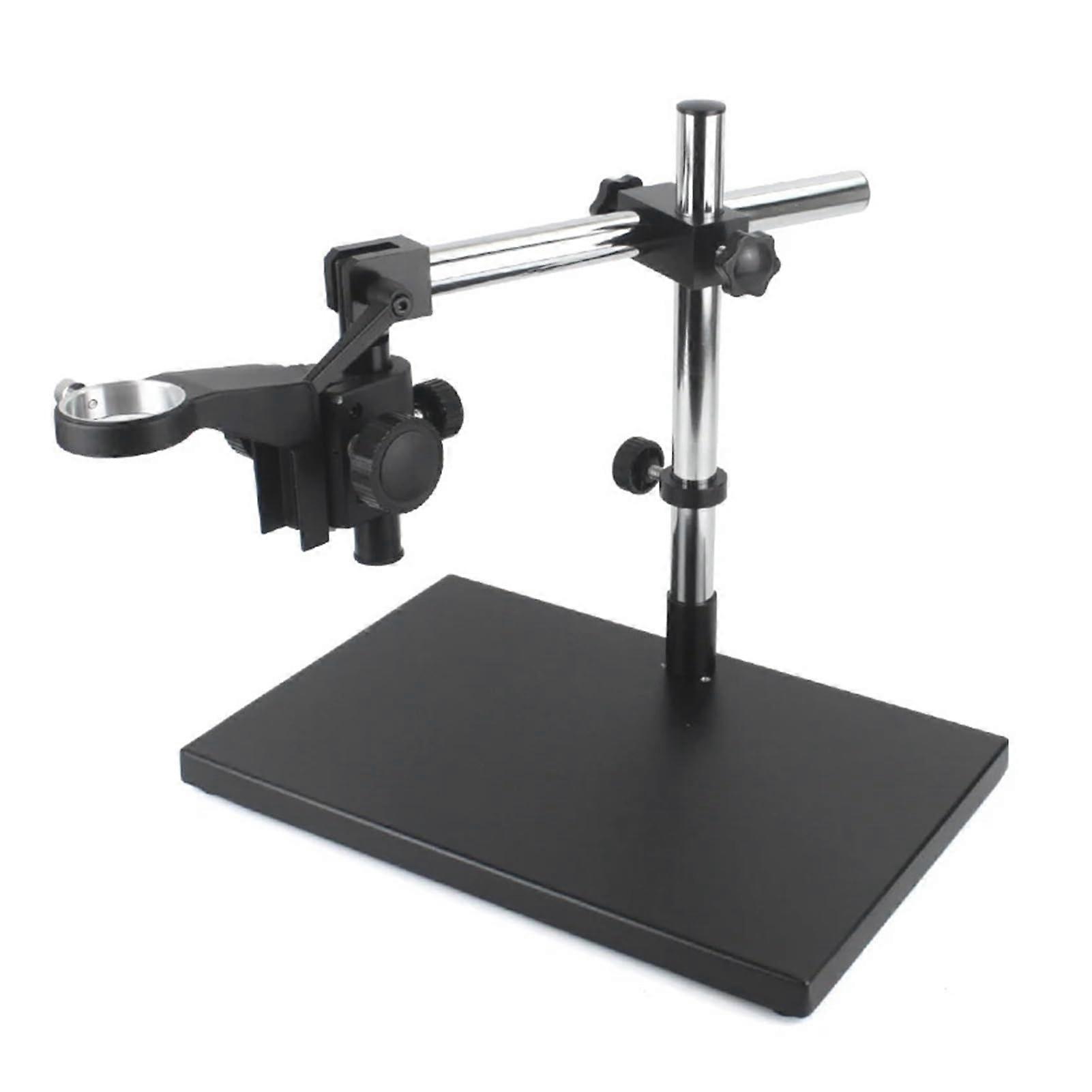 HDMI USB Microscope Camera Stand with 50mm Ring Holder, Multiaxis Adjustable Metal Arm for Electronics Inspection