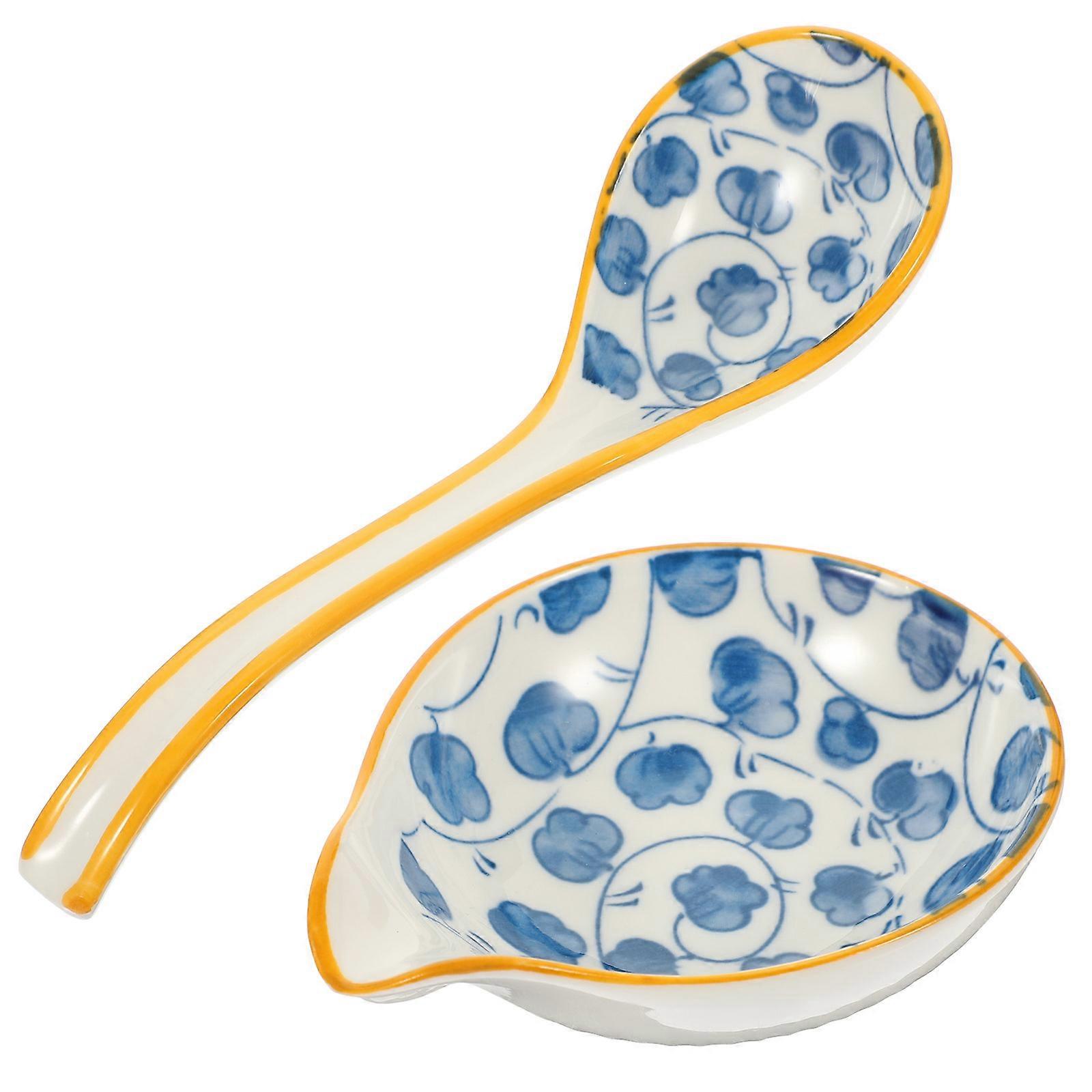 Kitchen Spoon Rest Set Portable Serving Spoon Holder Elegant Design For Home Kitchen Restaurant 1Set