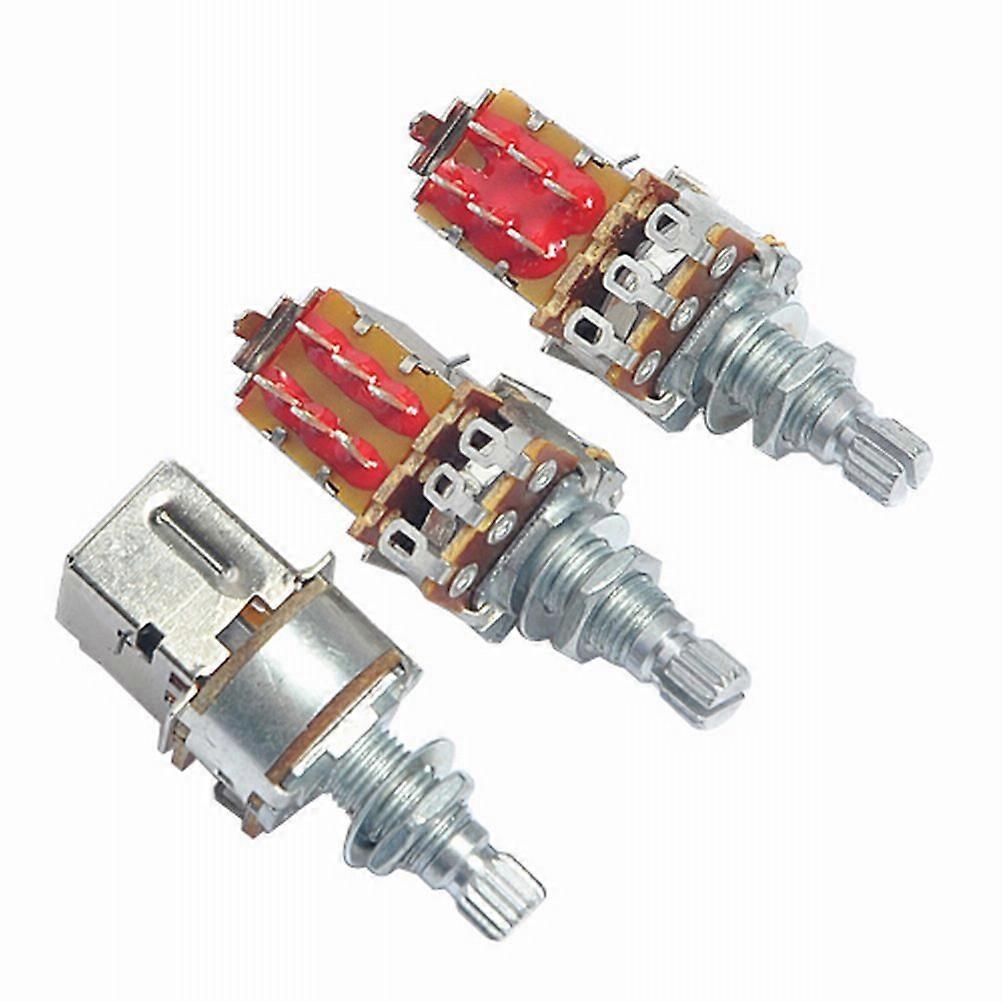 B500k Push Pull Guitar Potentiometer Control Pot for Coil Tapping 3Pcs