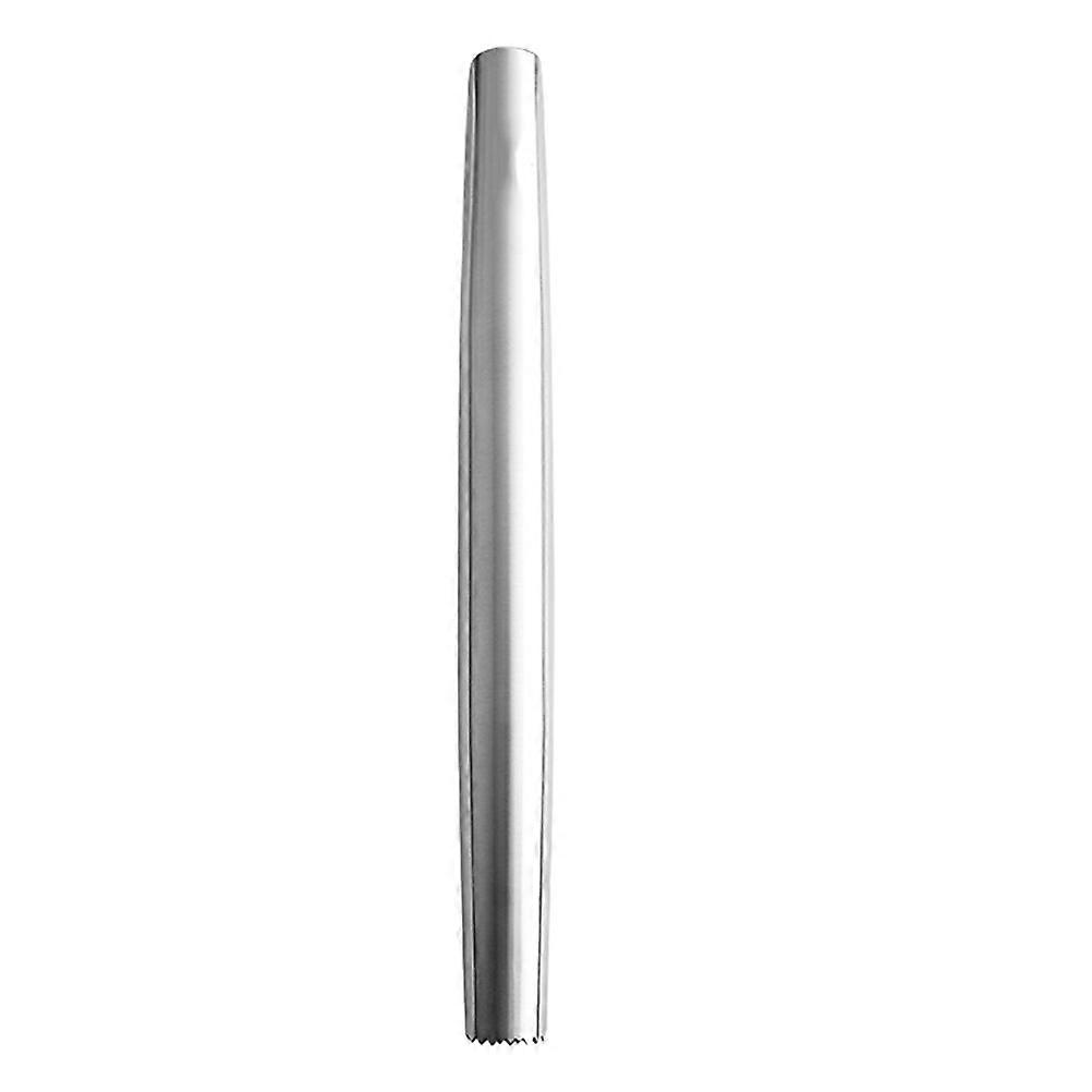 Silver Rolling Pin for Baking Dumpling Wrapper 1Pcs Stainless Steel Roller