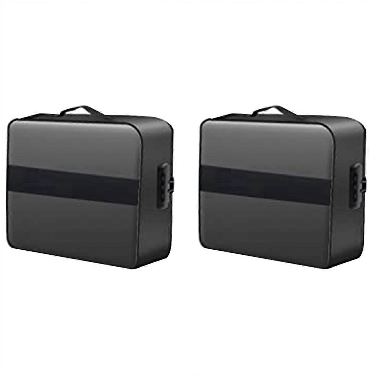 Document Bag with Lock - Fireproof Moisture Proof 3-Layer 15X11 Inch Important Document Organizer