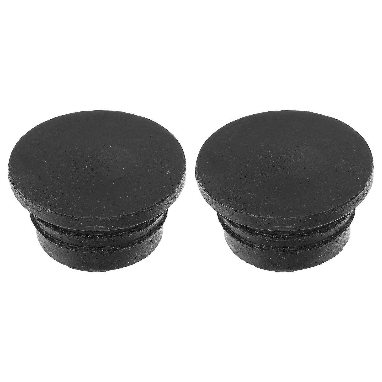 Swimming Pool Underwater Ladder Caps Rubber Plug for Ladder 2Pcs Durable