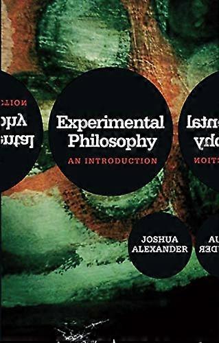 Experimental Philosophy