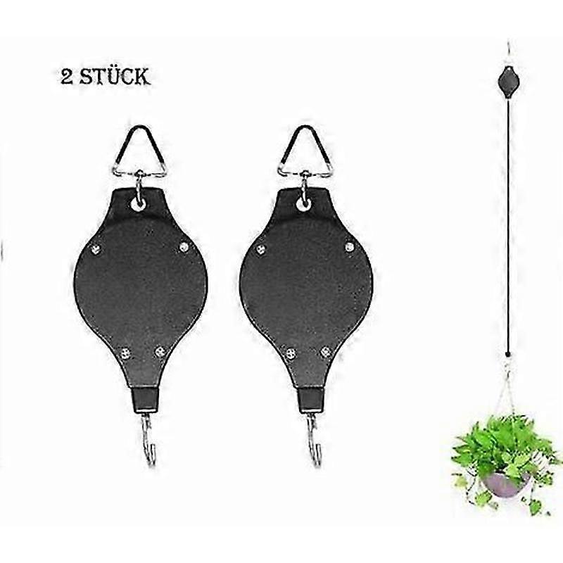 Retractable Planter Hook for Flower Pots and Baskets