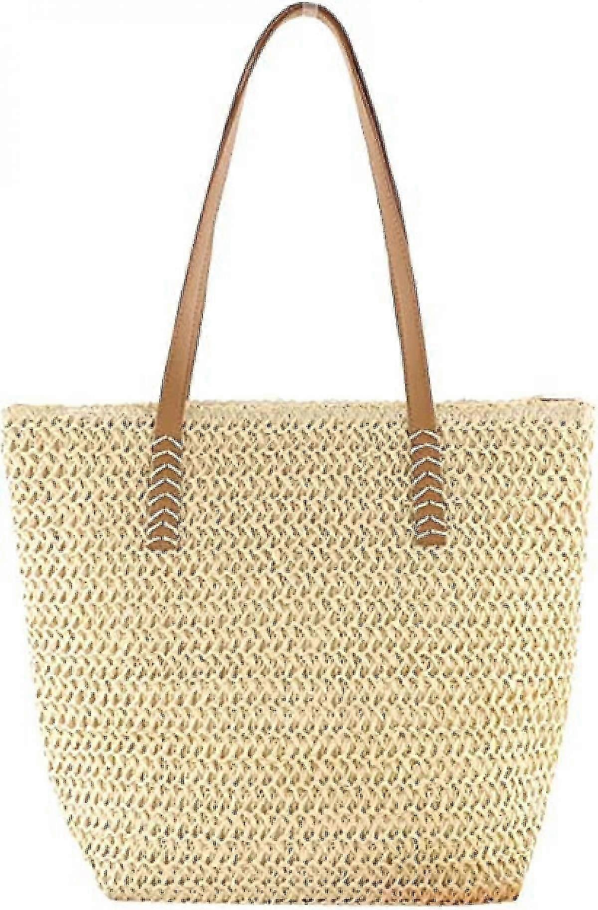 Straw Shoulder Bag for Women