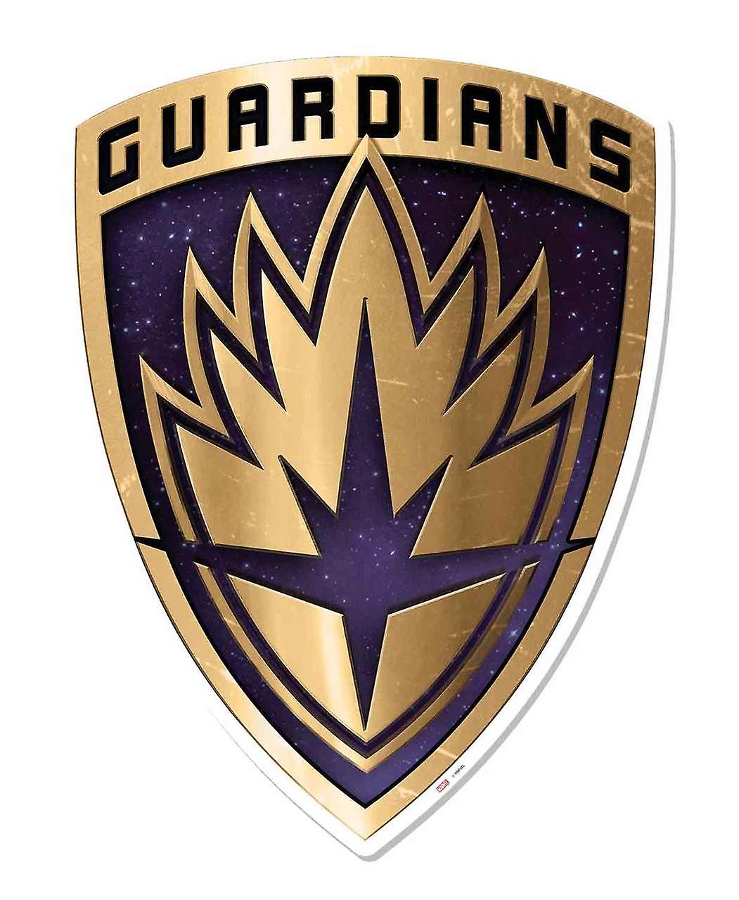 Guardians of the Galaxy Vol. 2 Crest Wall Art 3D Effect Cardboard Cutout / Standee