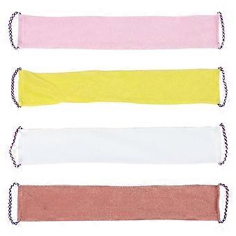 4 japanische Peeling-Waschlappen: Körperpeeling-Handtuch – schnelltrocknender Rückenpeeling zur Entfernung abgestorbener Hautschüppchen für Saunabesuche und das Baderitual zu Hause
