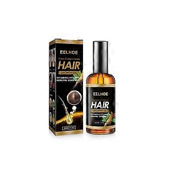 Huile essentielle de gingembre pour cheveux longs et denses, essence capillaire douce et lisse, cheveux nourrissants, boîte de 30 ml