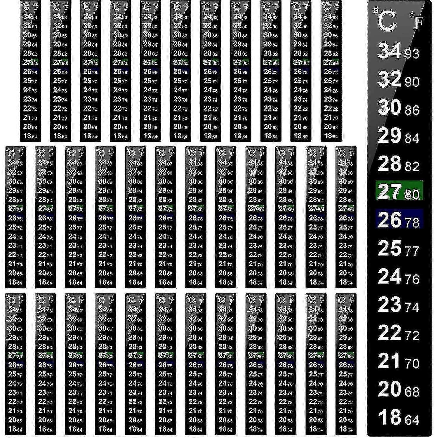 Digital Temperature Sticker Adhesive Thermometer Strip