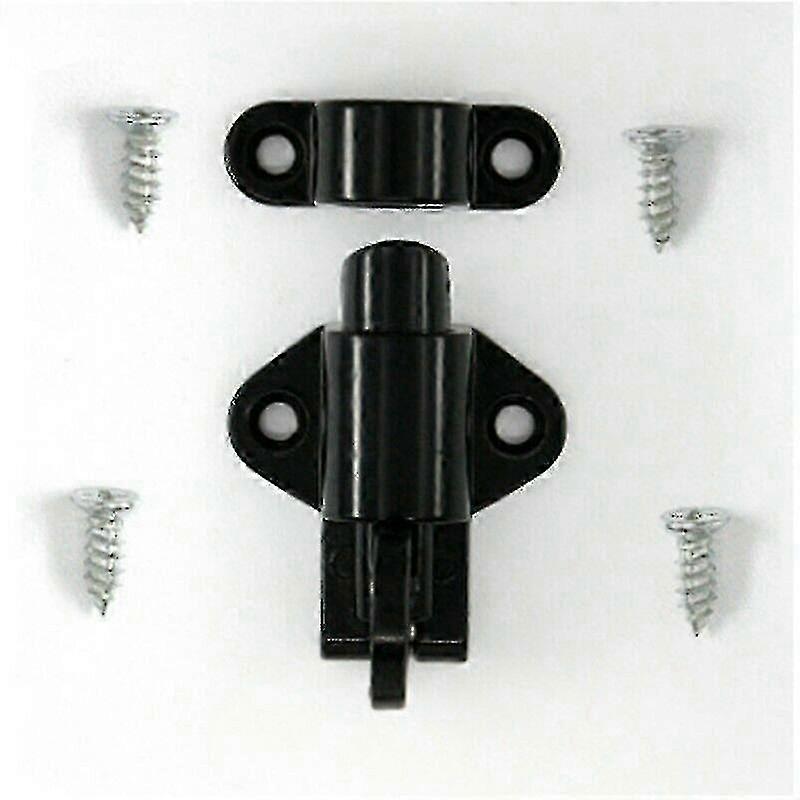 Sprung attic door latch for ceiling loft hatch security