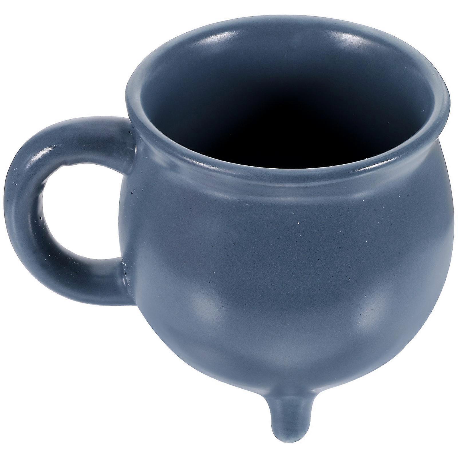Ceramic Coffee Mug in Cauldron Shape for Various Drinks