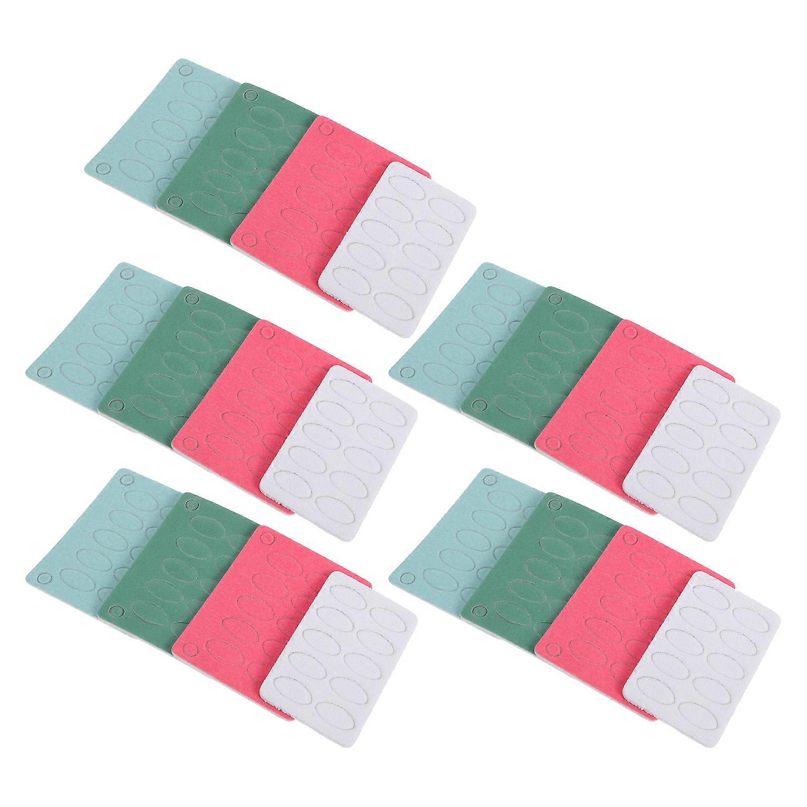 Nail Buffer Set 20 Sheets Sandpaper for Precise Nail Preparation