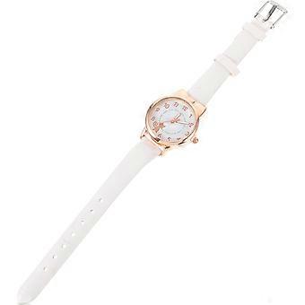 Montre à cadran facile à lire pour enfants, lumineuse, style décontracté pour fille