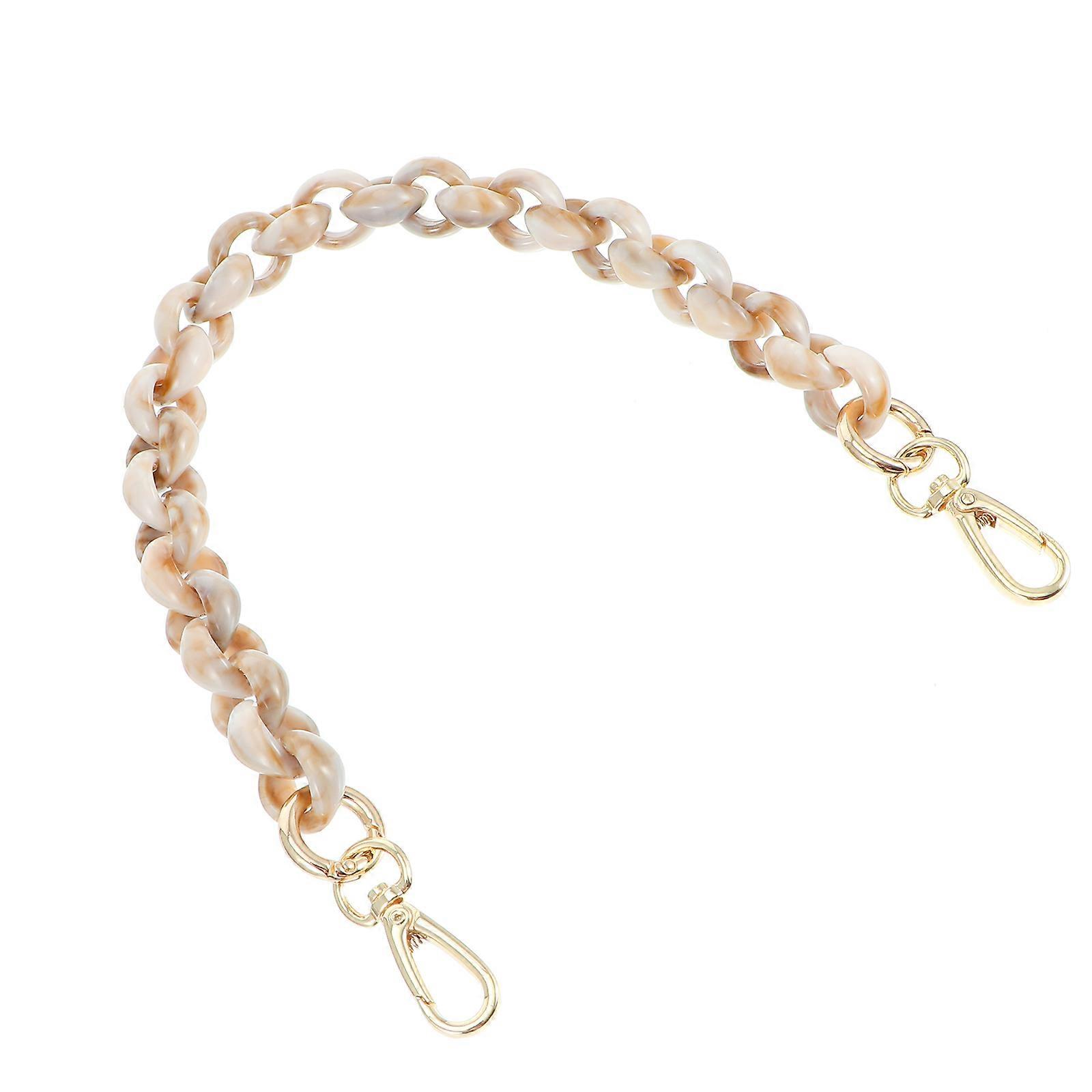 Versatile Resin Bag Strap for Decor 1Pcs Chic Marble Chain