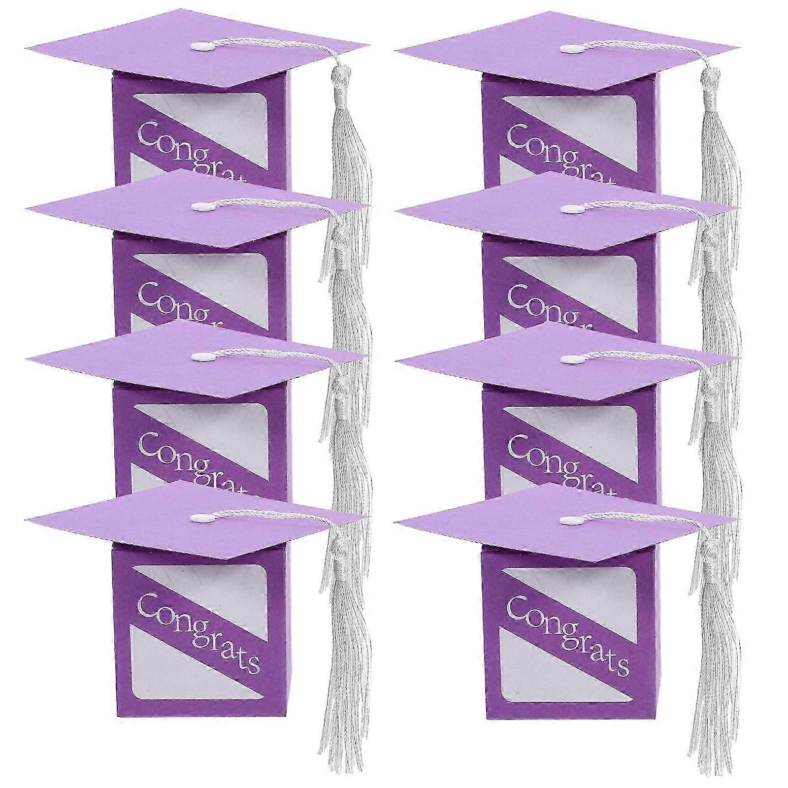Graduation Candy Box Creative Graduation Cap Boxes for Containing 20Pcs