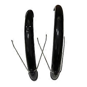 Extended Bicycle Fender, 20 Inch Black PP Material, compatible with 20 Inch Road Folding City Bikes, Lightweight Extended Version