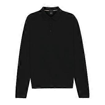 Boss Herren Lanciomne Langarm-Poloshirt