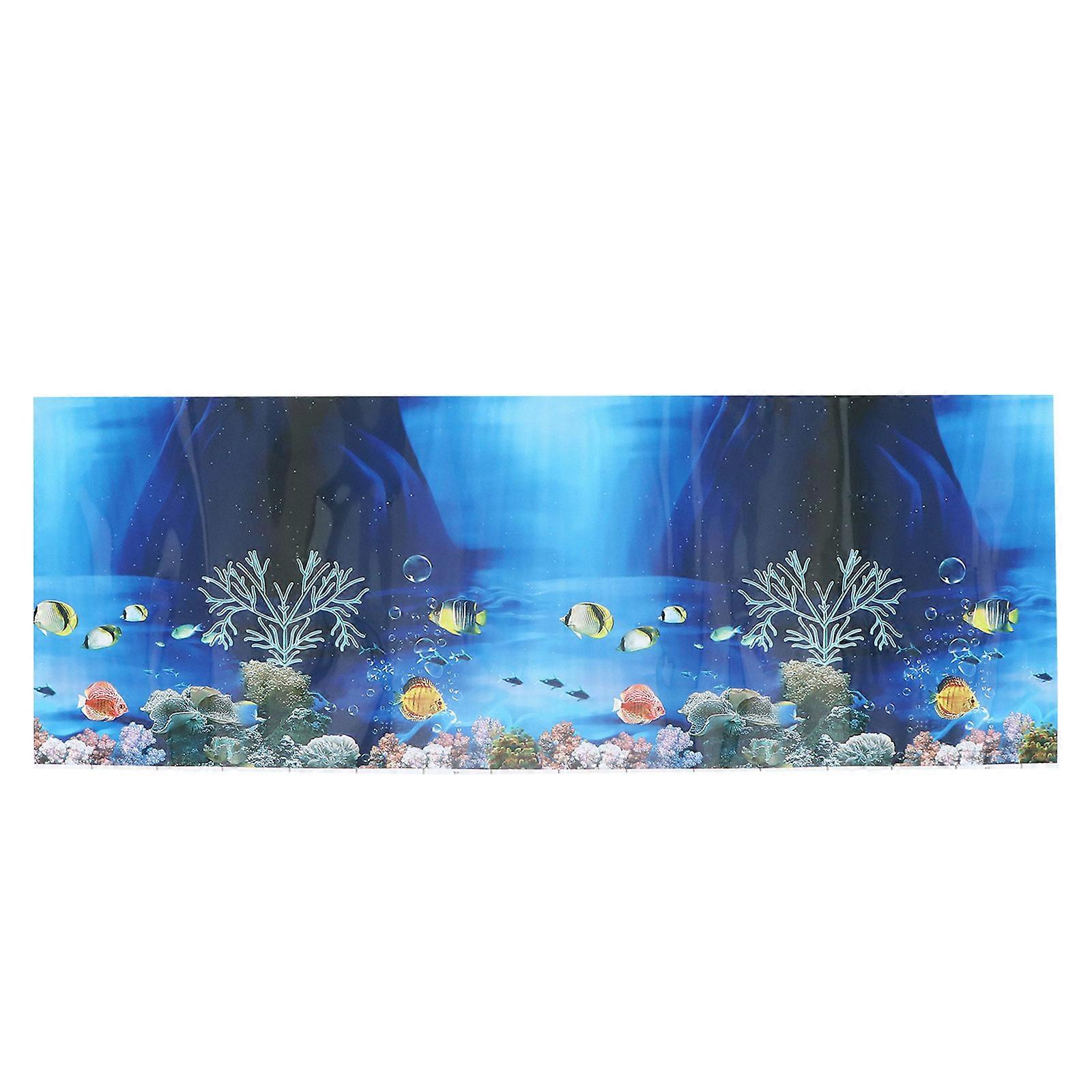 Sticker mural 3D pour aquarium