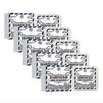 1-5x Solid Anti Dandruff Shampoo - Solid Shampoo Men & Women - 3-in-1 Shower Soap Men for Hair, Face, Body 60g