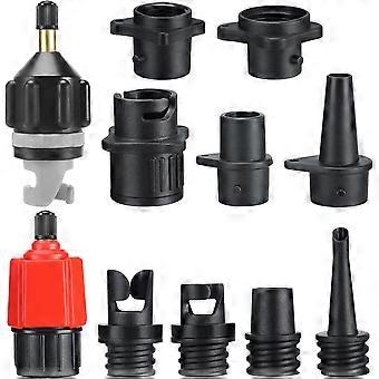 Paddle Board SUP Inflatable Pump Adapter Kits - Boat Standard Air Compressor Valve Converter & Nozzle Set Accessories for Stand Up Paddleboard Dinghy