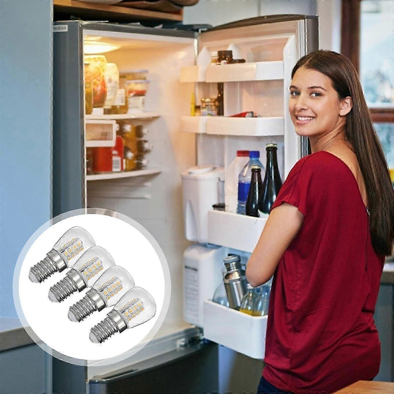 Refrigerator Bulb E14 Light Bulb for Lighting 4Pcs Energy Saving