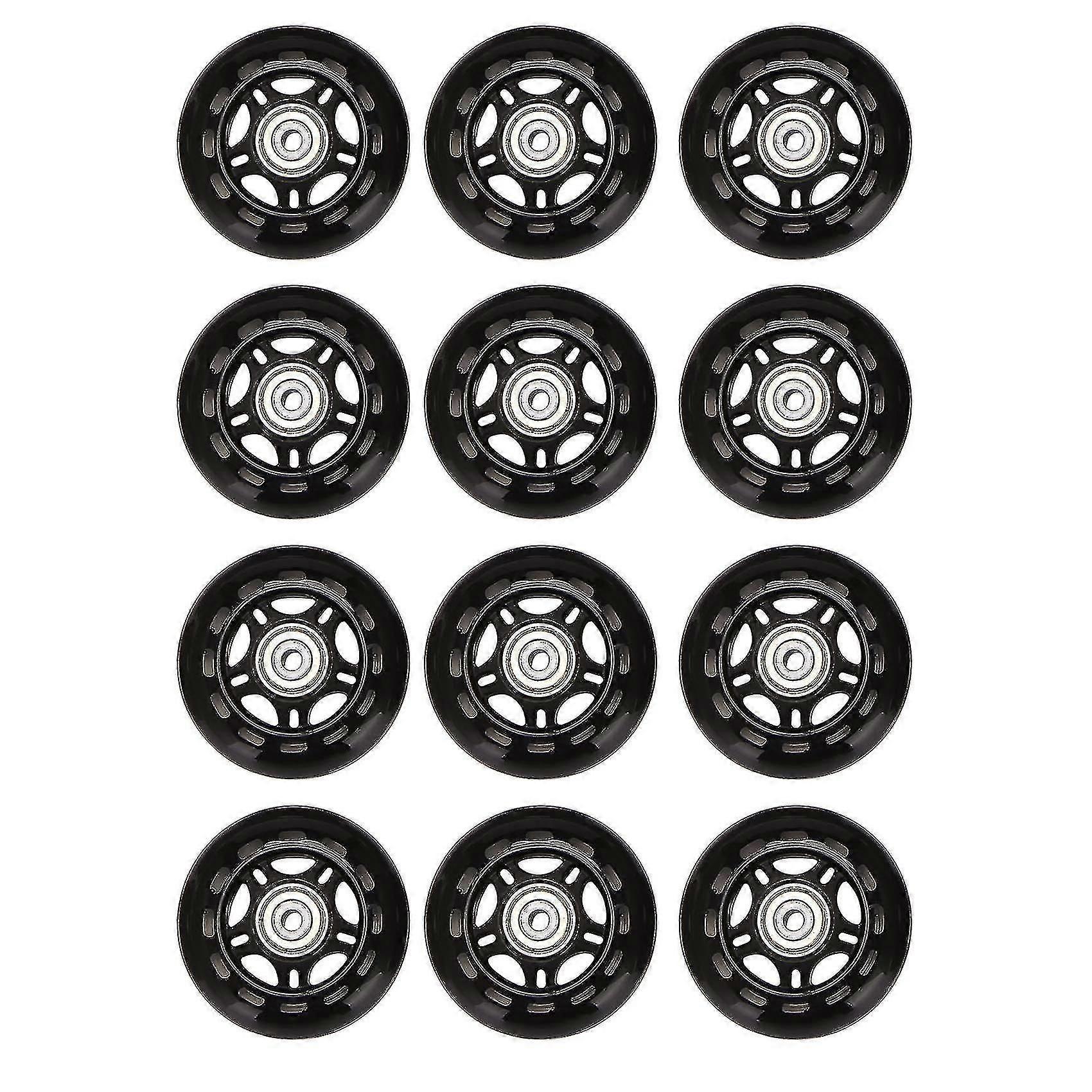 12 Buc Inline Skate Wheels Inline Roller Blades Roata 70x24mm