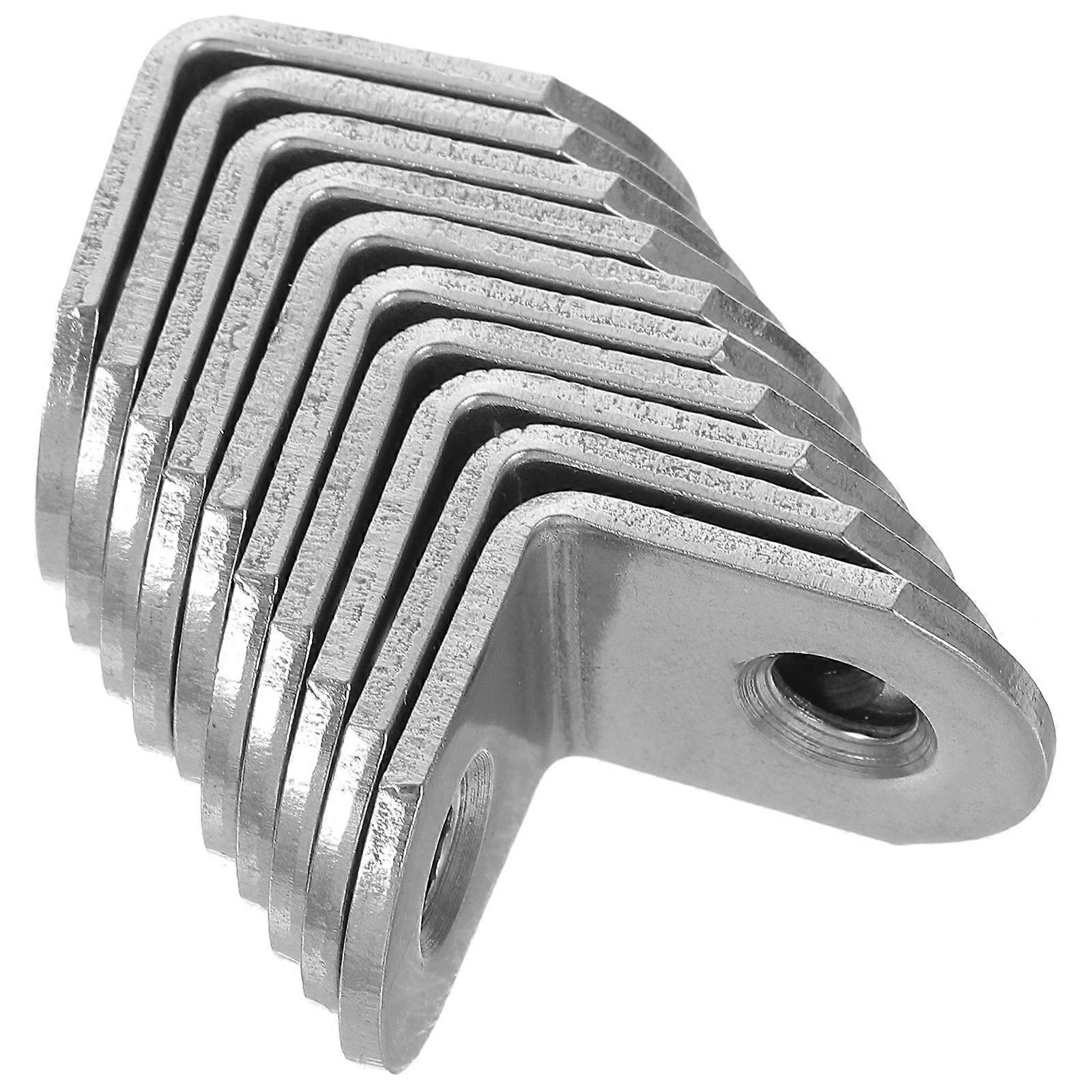 10pcs 90 Degree Corner Brace Corner Brackets Small Shelf Brackets Right Angle Brackets