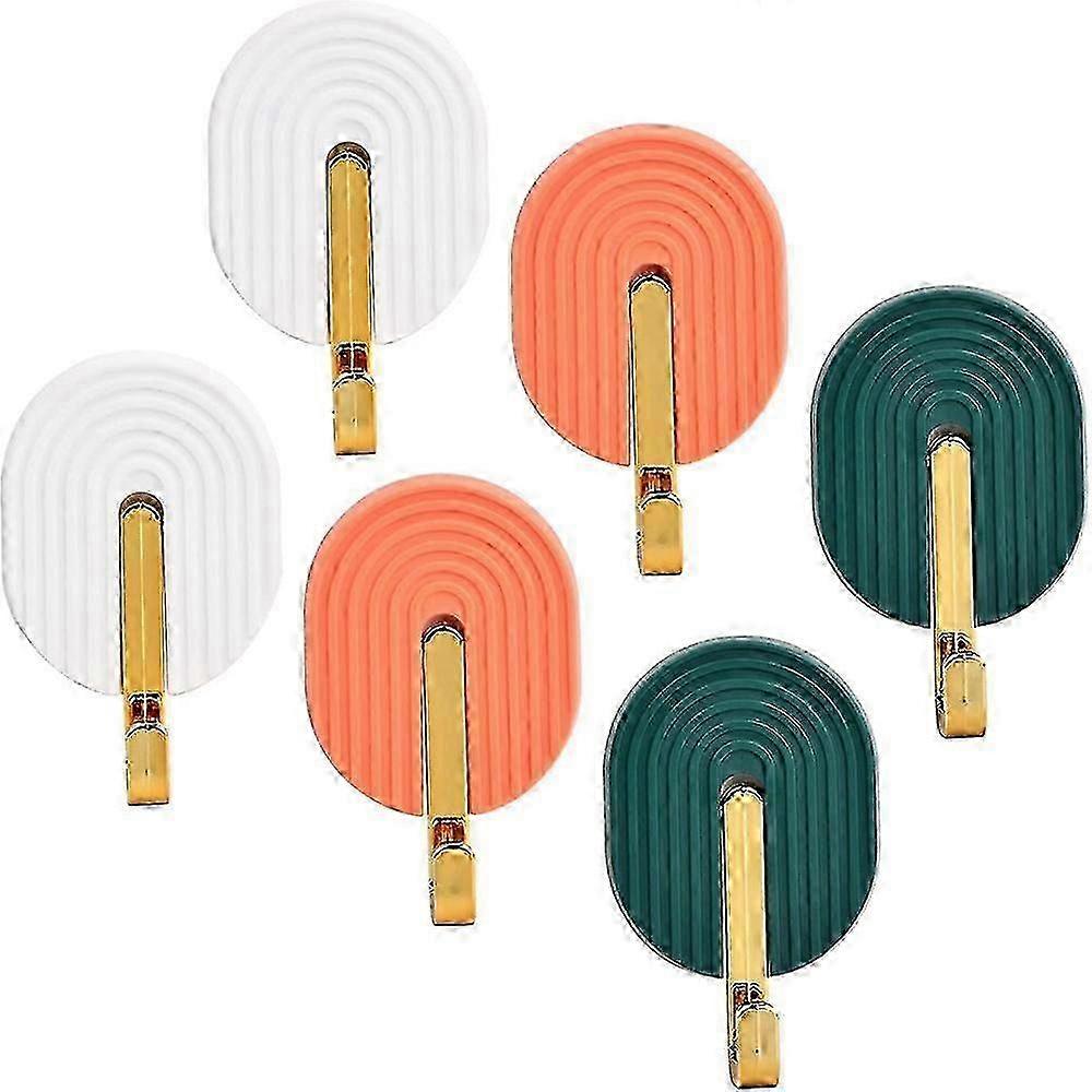 3PCS-Hook--2 green + 2 white + 2 orange