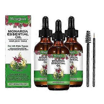 2025 Monarda Essential Oil - Óleo para Cabelo, Óleo para Cuidados com a Pele, Óleo para Cílios - Hidratante, Crescimento de Cabelo & Anti-Envelhecimento