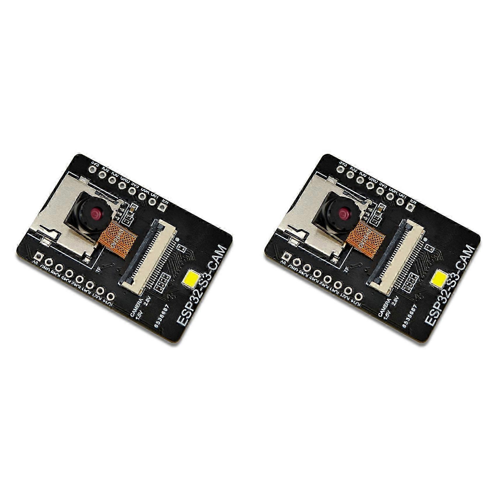 2X ESP32-S3-CAM Camera Module ESP32 CAM WiFi Bluetooth Development Board with 2MP OV2640 Module Type-C