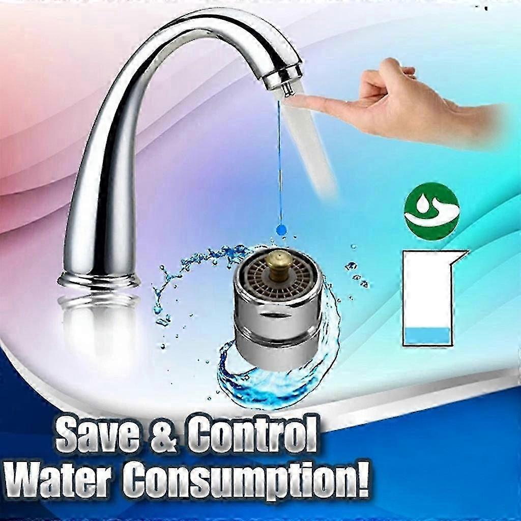 One Touch Control Faucet Bubbler Thread Bubbler Kitchen Adjustable Water Filter Diffuser A