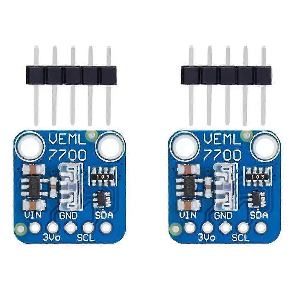 2PCS VEML7700 Ambient Light Sensor Module 120k Lux Light Measuring Sensor Board I2C Interface compatible with Arduino Raspberry Pi