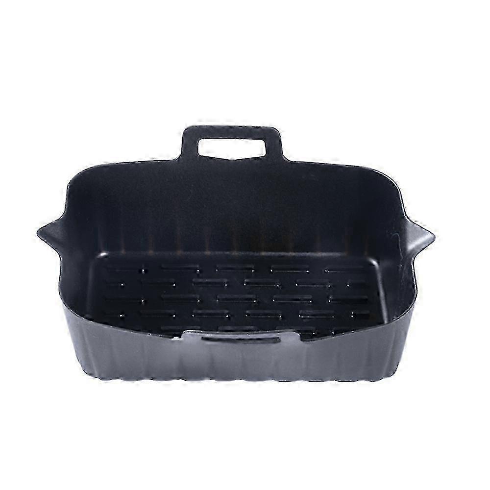 Drain-Grooved Rectangular Silicone Tray