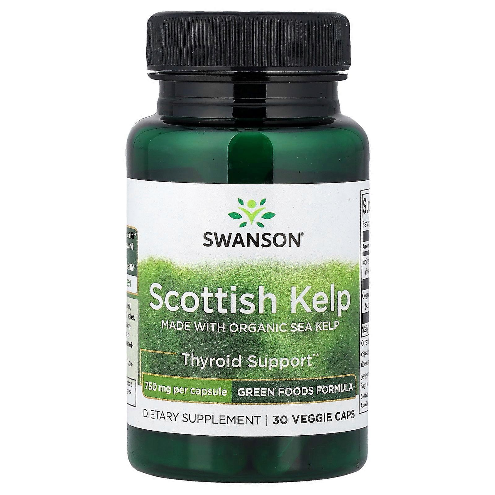 2 x Swanson, Scottish Kelp, 30 Veggie Caps