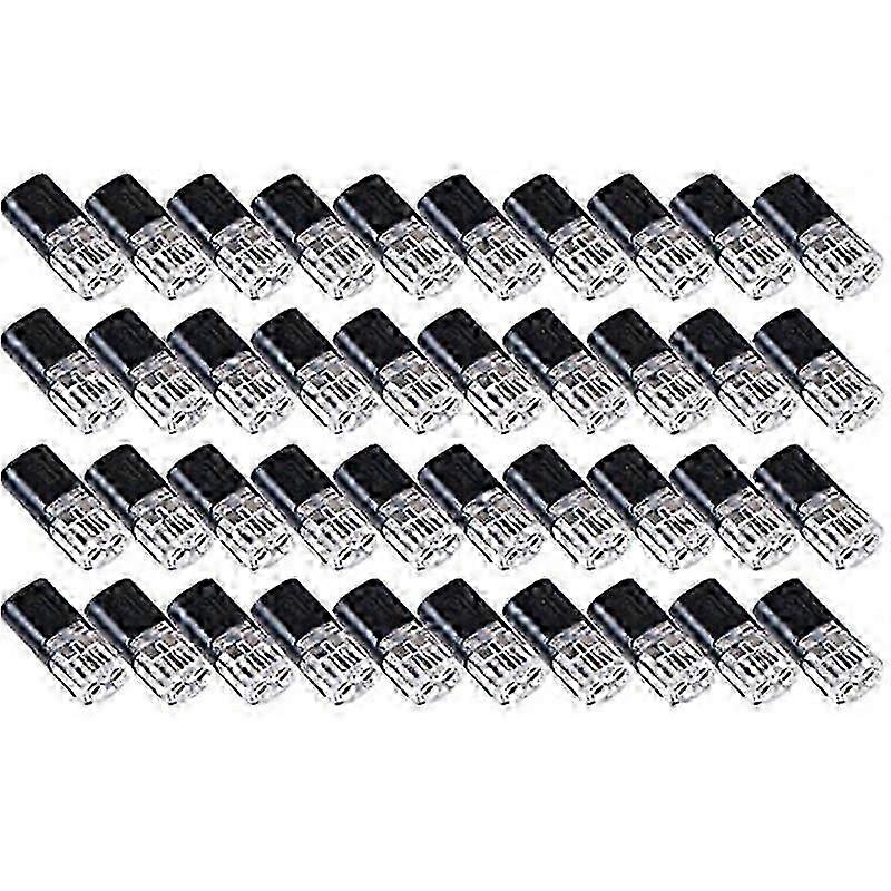 40PCS Double-Wire Push-In Connector with Locking Buckle