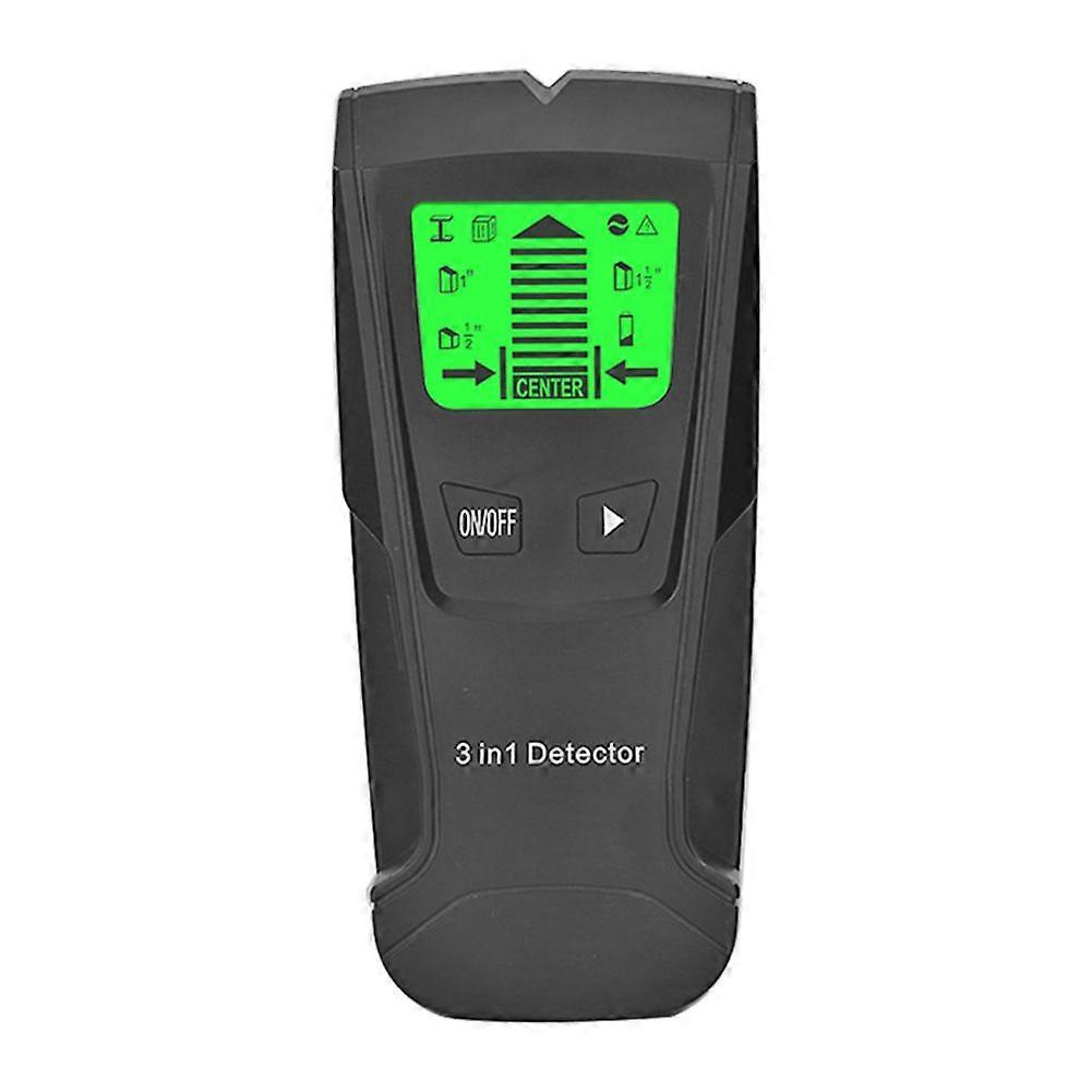 Wall Scanner, Multi-Function Wall Stud Sensor Detector with LCD Display & Sound Warning,Handheld Anti-Slip Stud Finder,for Studs/Wood/Metal/Live AC-Wi