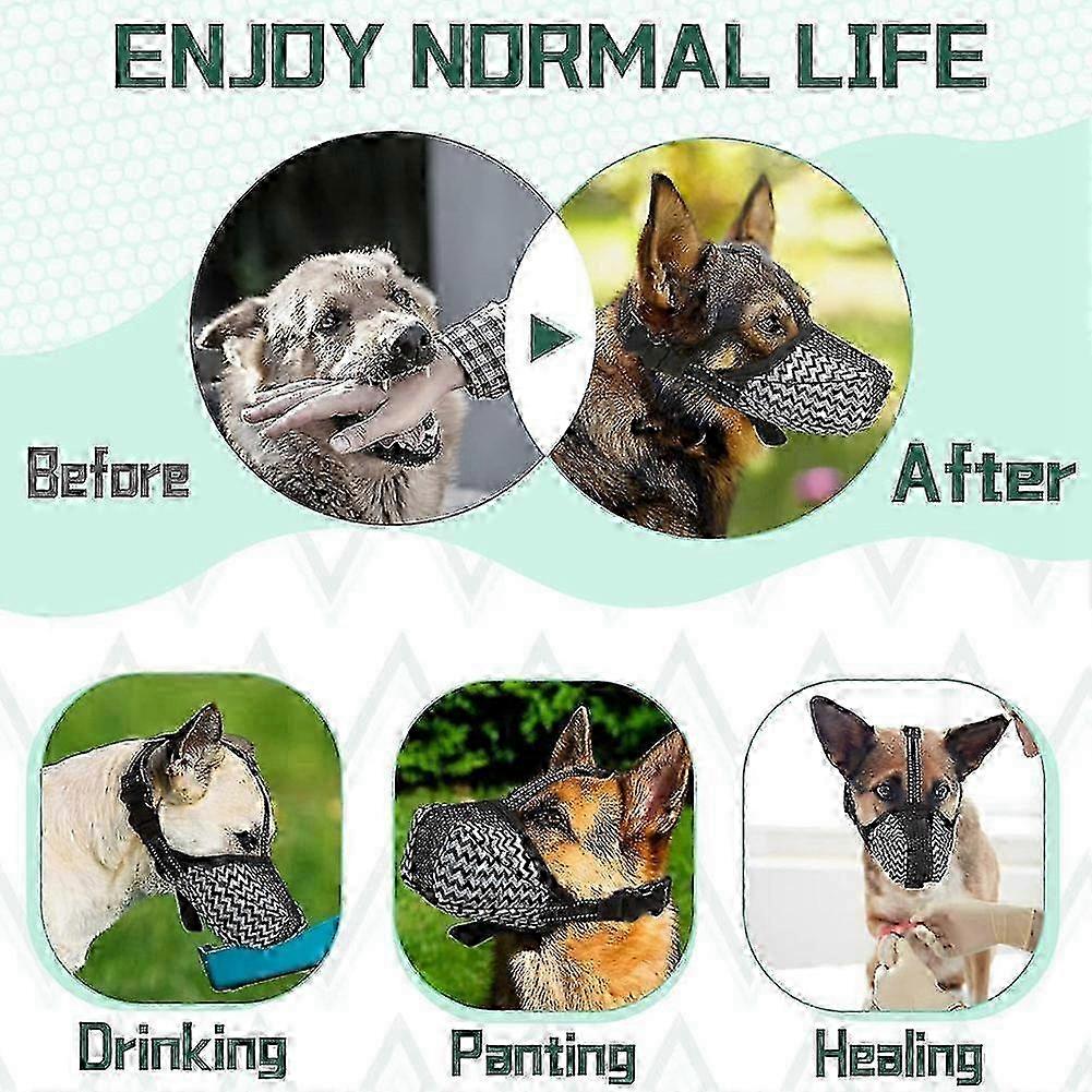 Anti-Bite Air Mesh Muzzle Medium