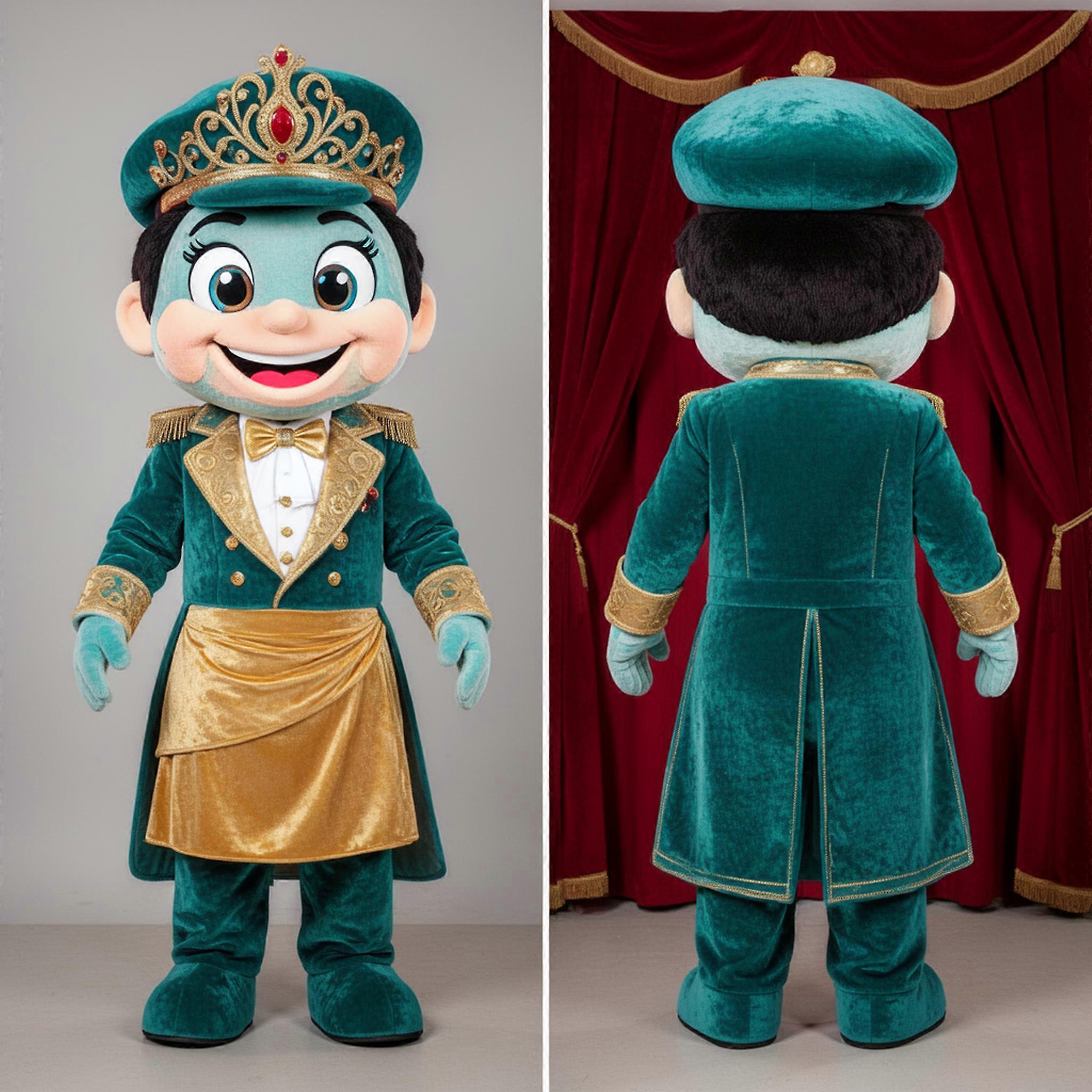 MASTICOT Teal Broad Shouldered Ring Master Mascot