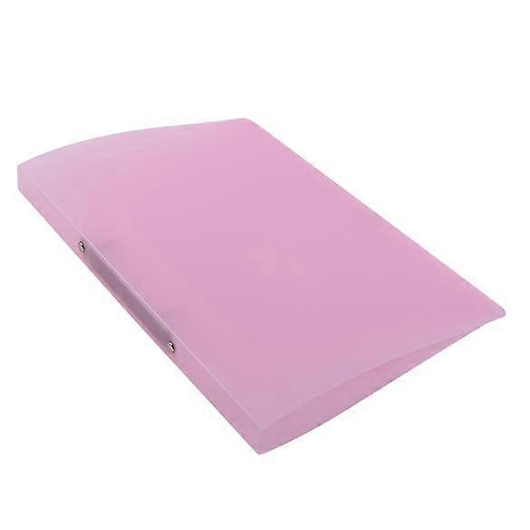 Transparent O Type 2 Hole A4 File Folder Multifunction Plastic School Case Document Binder